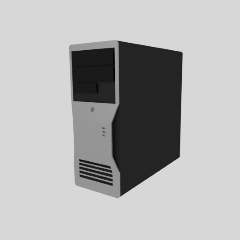 PC Case (low poly) preview image 1